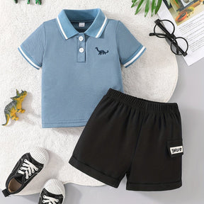 Conjunto RN Masculino Polo Dinossauro